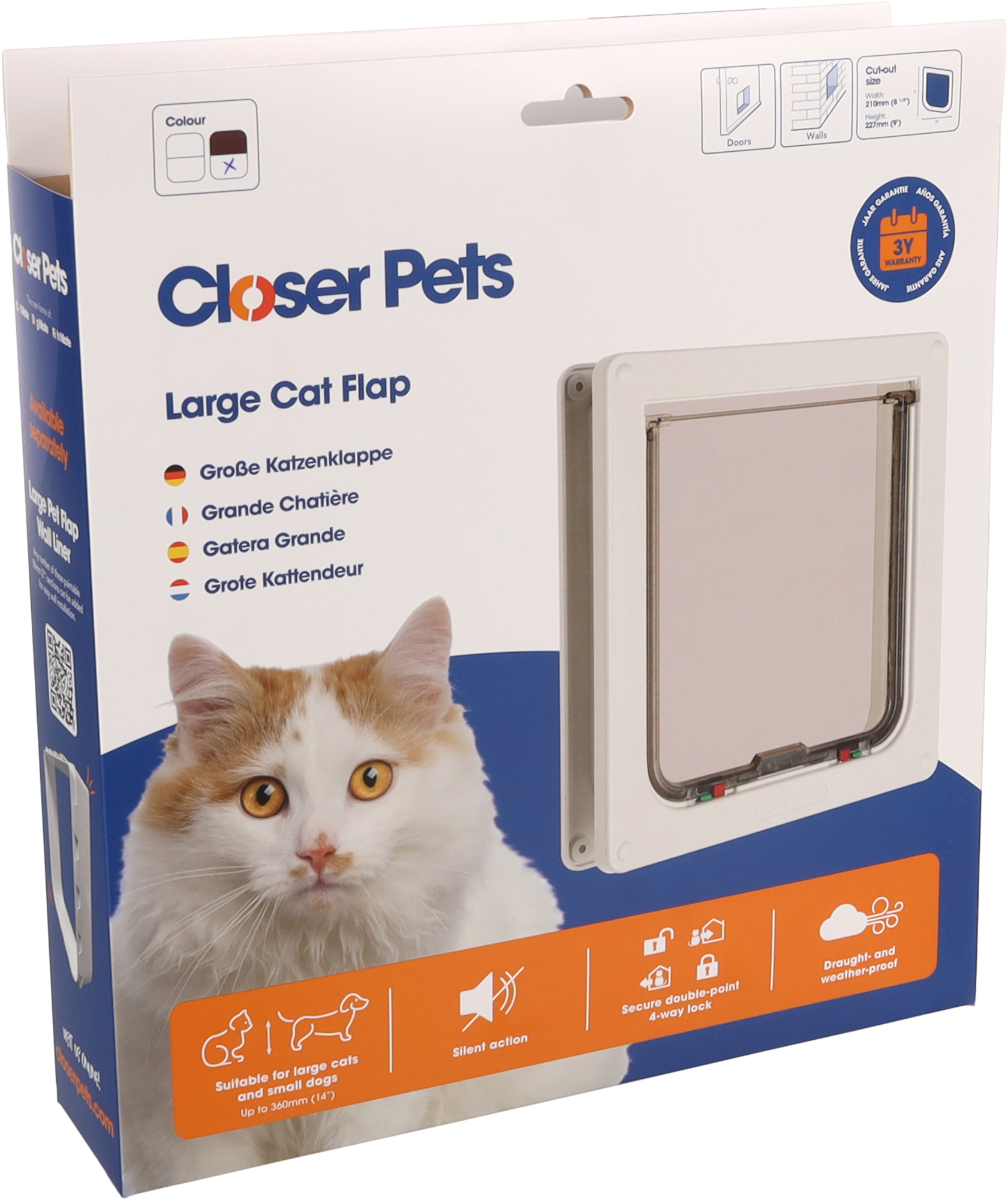 Pet Mate® Cat door Cat Mate Brown