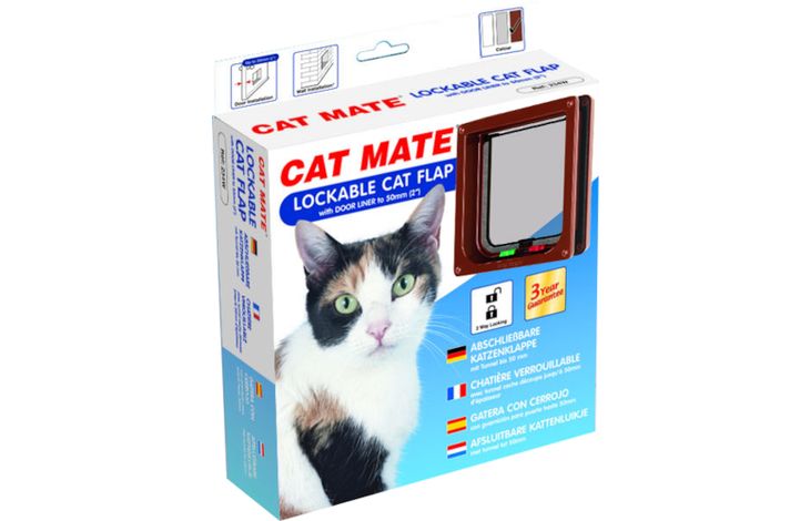 Pet Mate® Cat door Cat Mate Brown