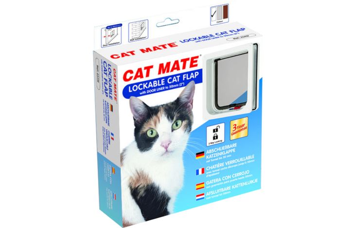 Pet Mate® Poezendeur Cat Mate Wit