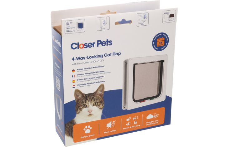 Pet Mate® Cat door Cat Mate Brown