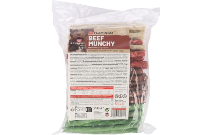 Flamingo Snacks R'Hide Munchy Cigarette Mix 12,5cm 9,5gr / 100 pcs 950gr