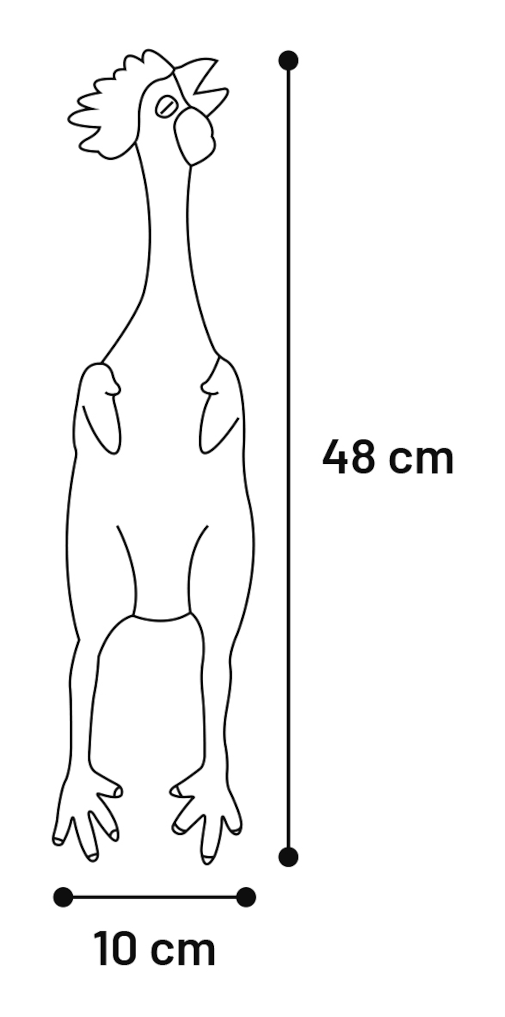 Flamingo Juguete Archer Pollo Amarillo