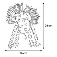 Flamingo Spielzeug Blake Affe & Bär & Hund mit Seil Mehrere Farben