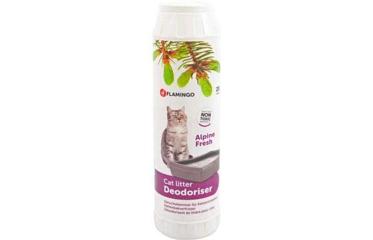 Flamingo Kattenbakontgeurder Alpine Wit