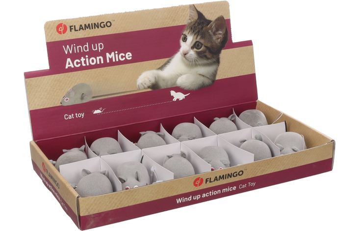 Flamingo Toy Xavier Mouse Grey