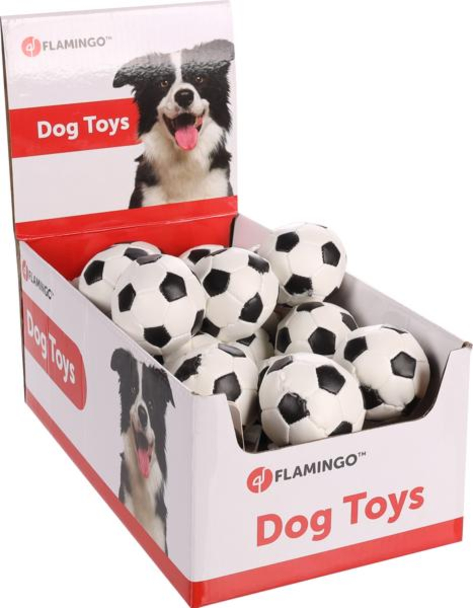 Flamingo Toy Noga Football Black & White