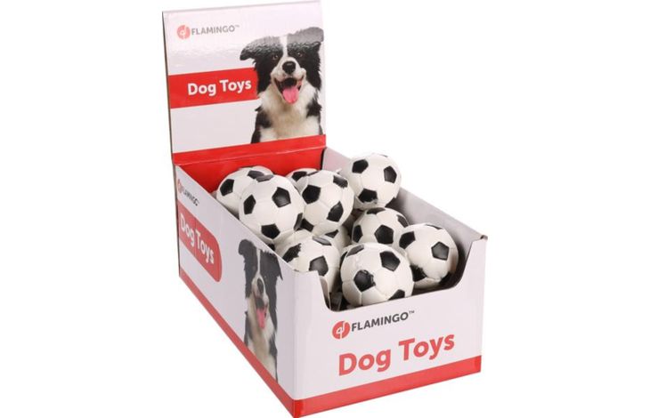 Flamingo Toy Noga Football Black & White