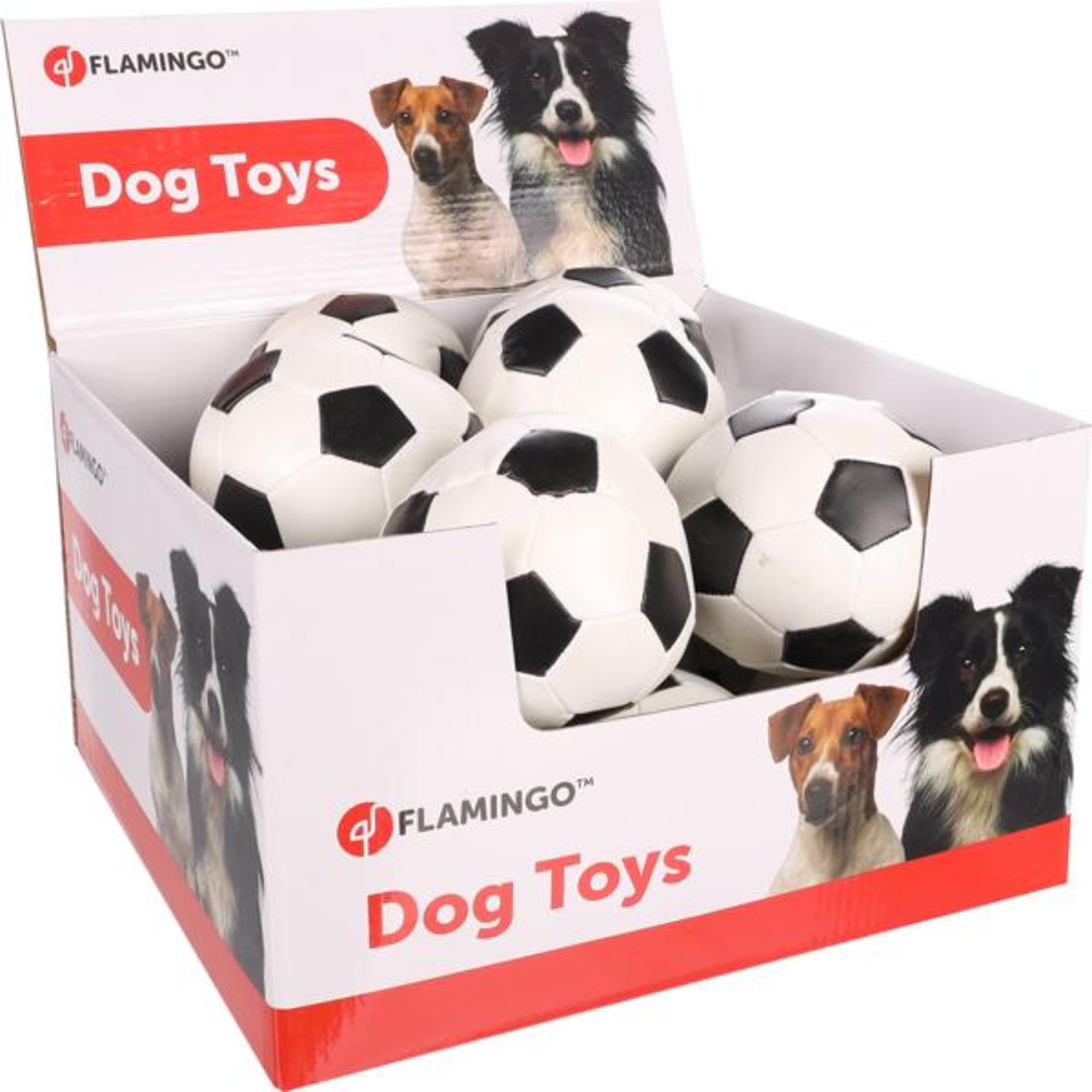 Flamingo Toy Noga Football Black & White