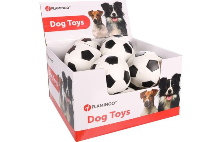 Flamingo Toy Noga Football Black & White