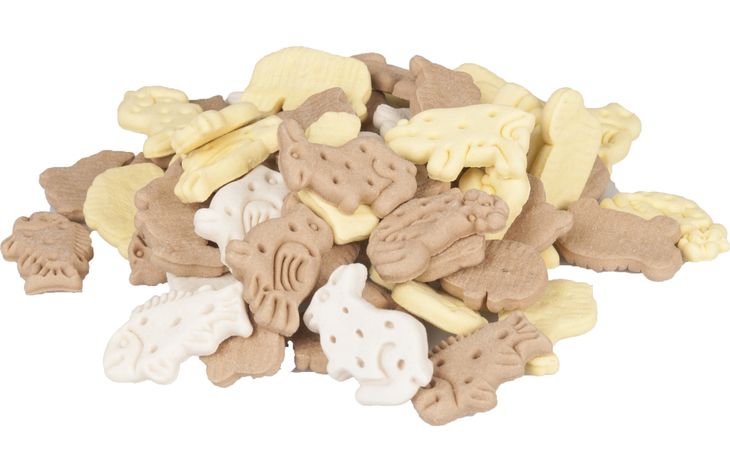 Flamingo Snack Crunch Koekje Dierenfiguren met vanillesmaak 