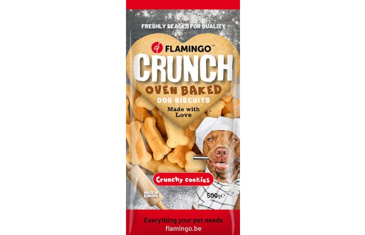 Flamingo Snack Crunch Koekje Maxi Bruin