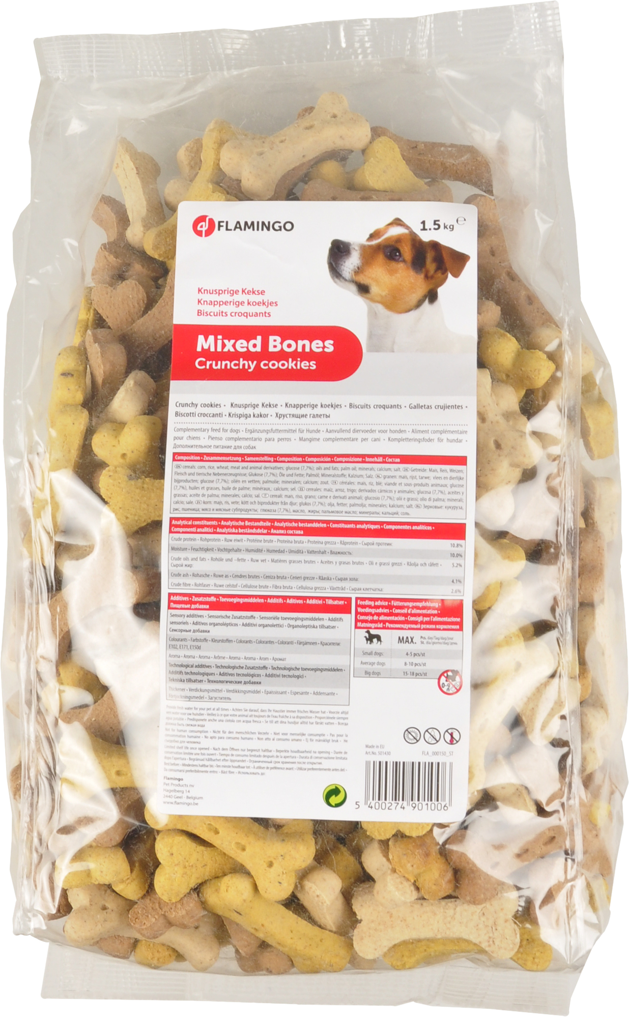 Flamingo Snacks Mixed Keks Bones 