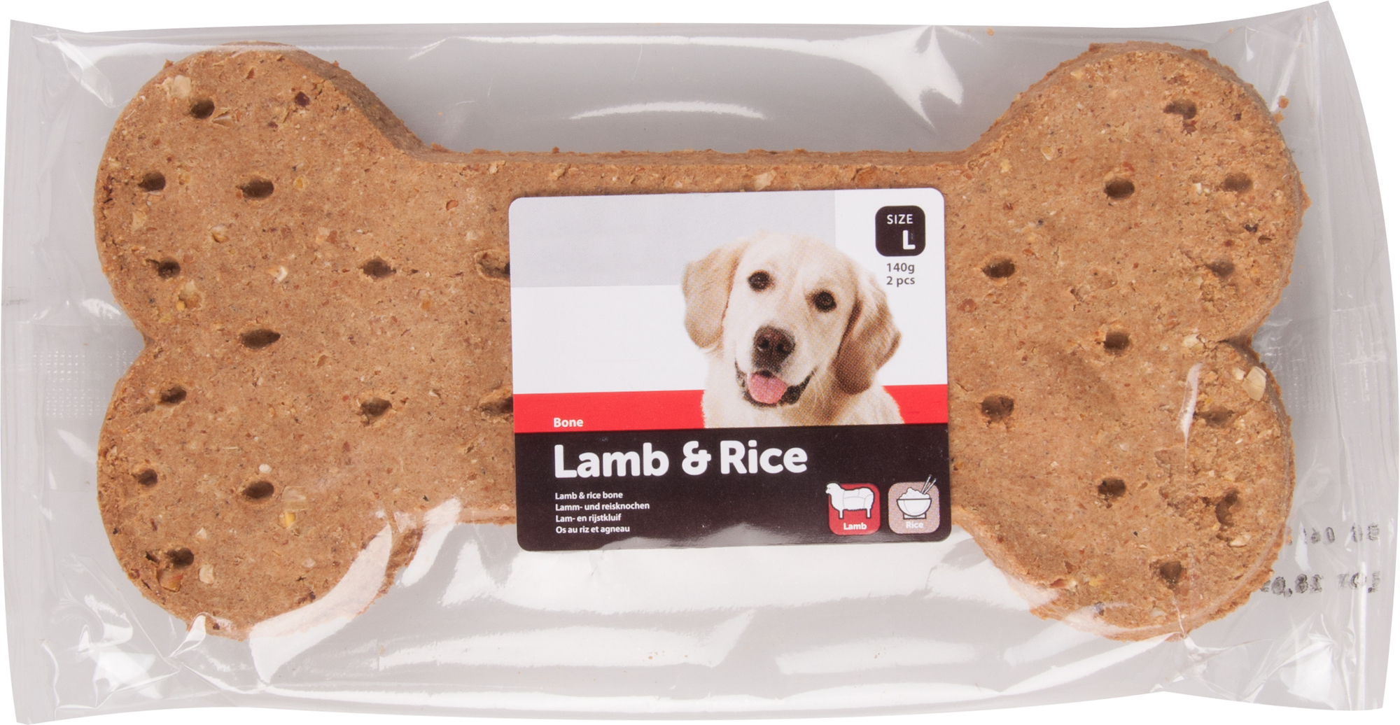 Flamingo Snacks Dog bone Lamb & Rice 