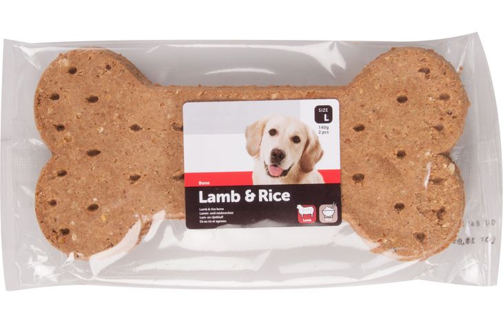 Flamingo Snack Hondenkluif Lam & rijst Bruin