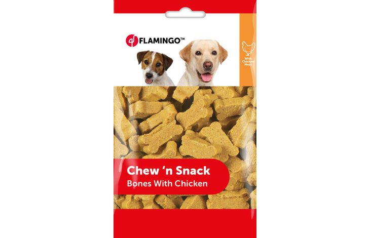 Flamingo Chew'n Snack Botjes met kip 