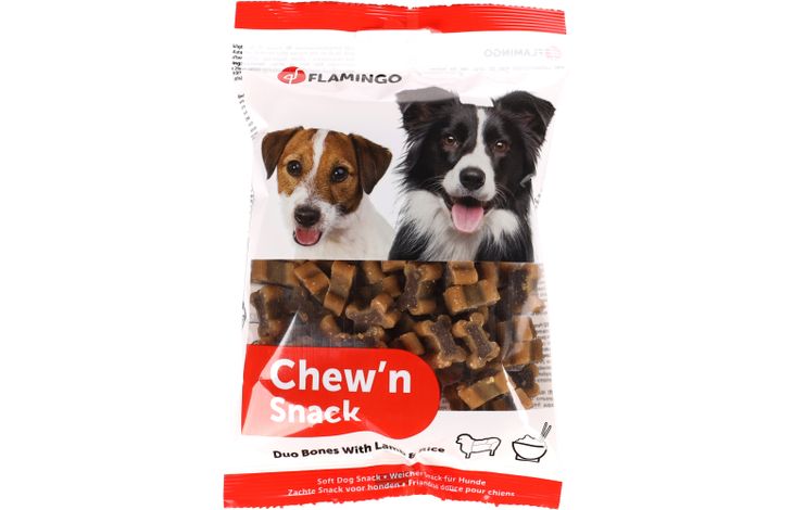 Flamingo Chew'n Snack Koekje Lam & rijst Meerkleurig