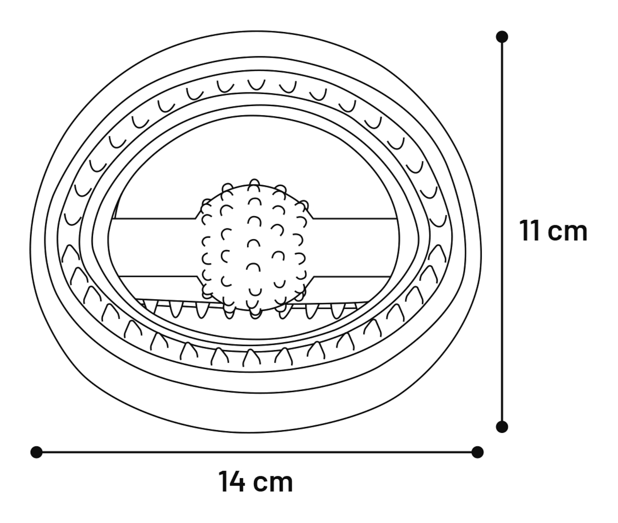 Flamingo Toy Ruffus Tri-ring Multiple colours