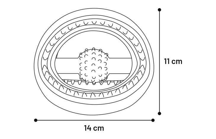 Flamingo Toy Ruffus Tri-ring Multiple colours