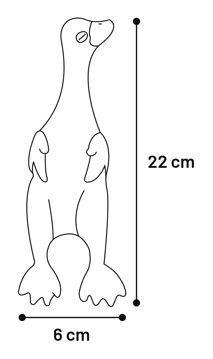 Flamingo Spielzeug Louie Ente Gelb