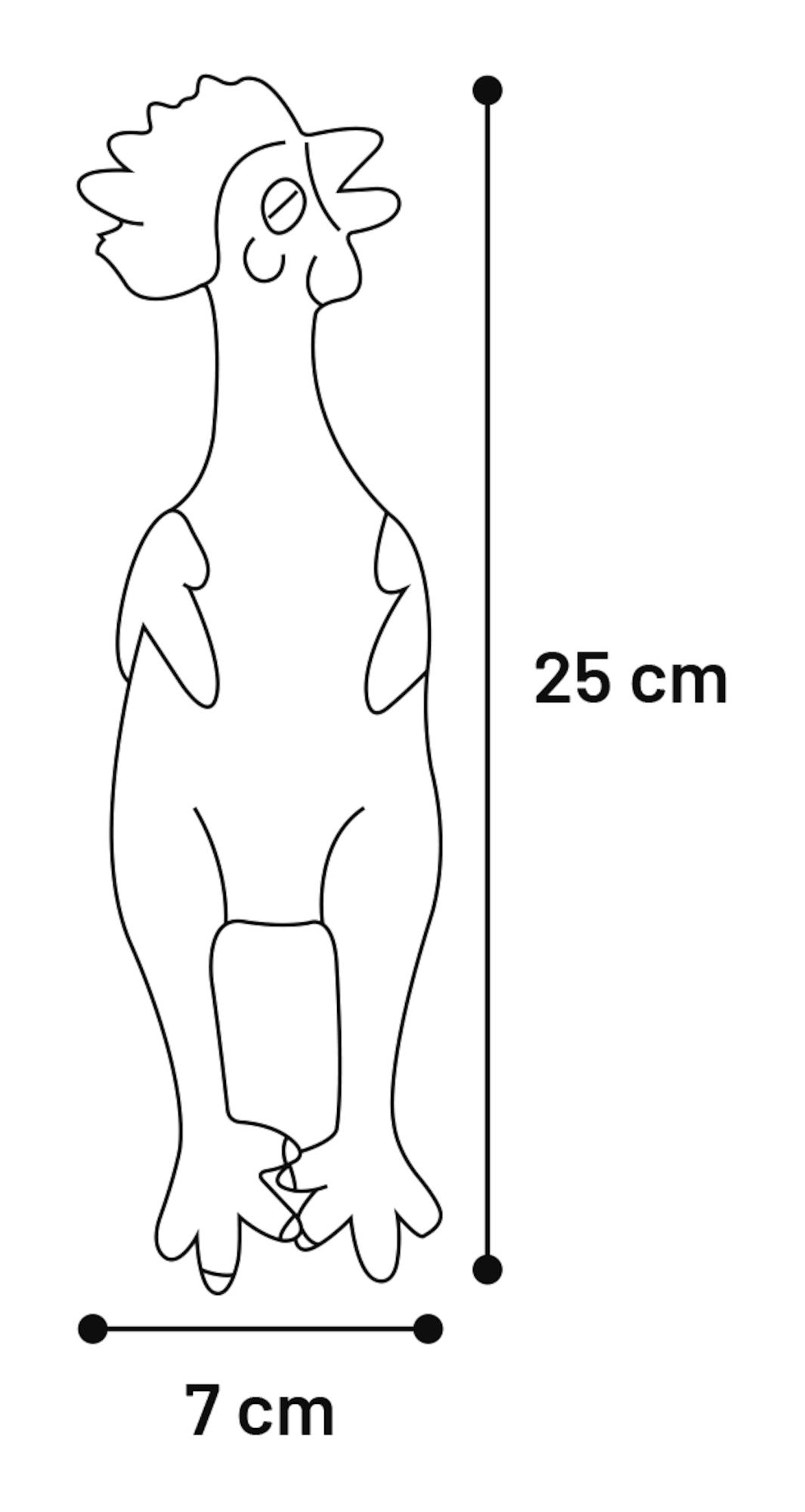 Flamingo Speelgoed Jasper Kip Oranje