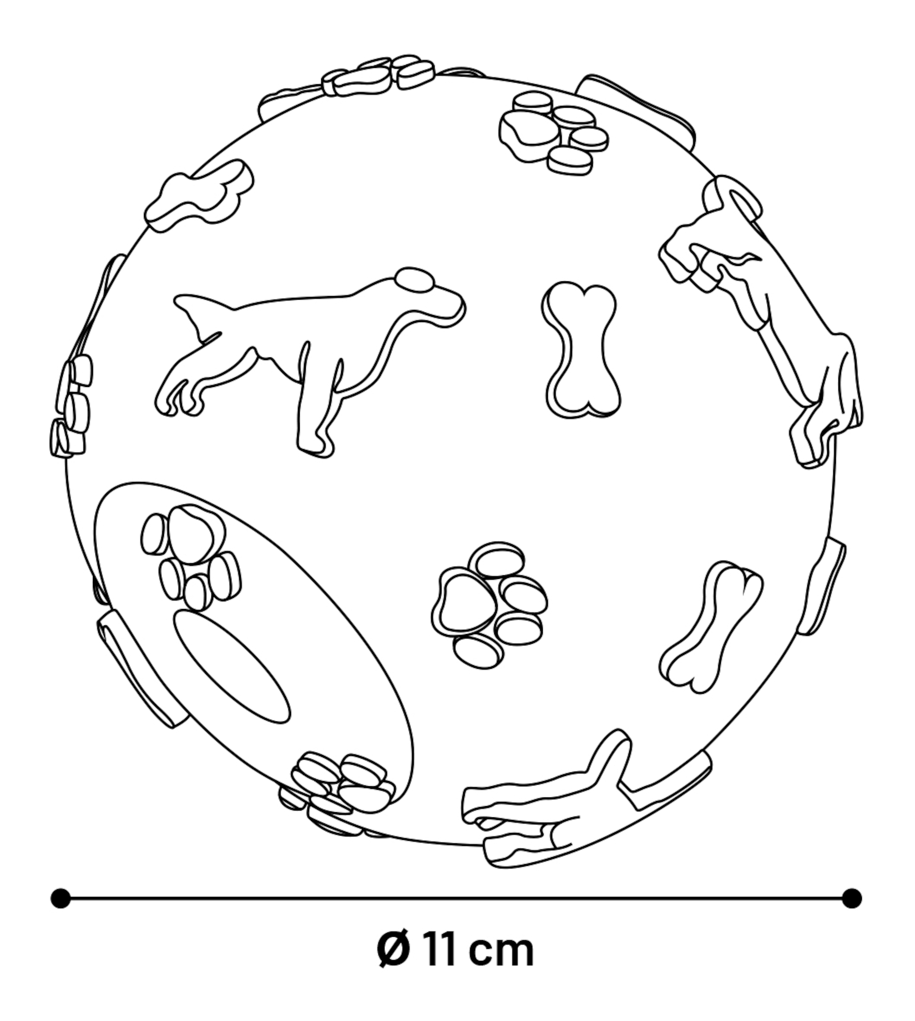 Flamingo Treat ball Taurus  Multiple colours
