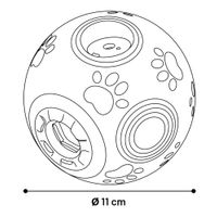 Flamingo Snackbal Braxton Bal Meerdere kleuren