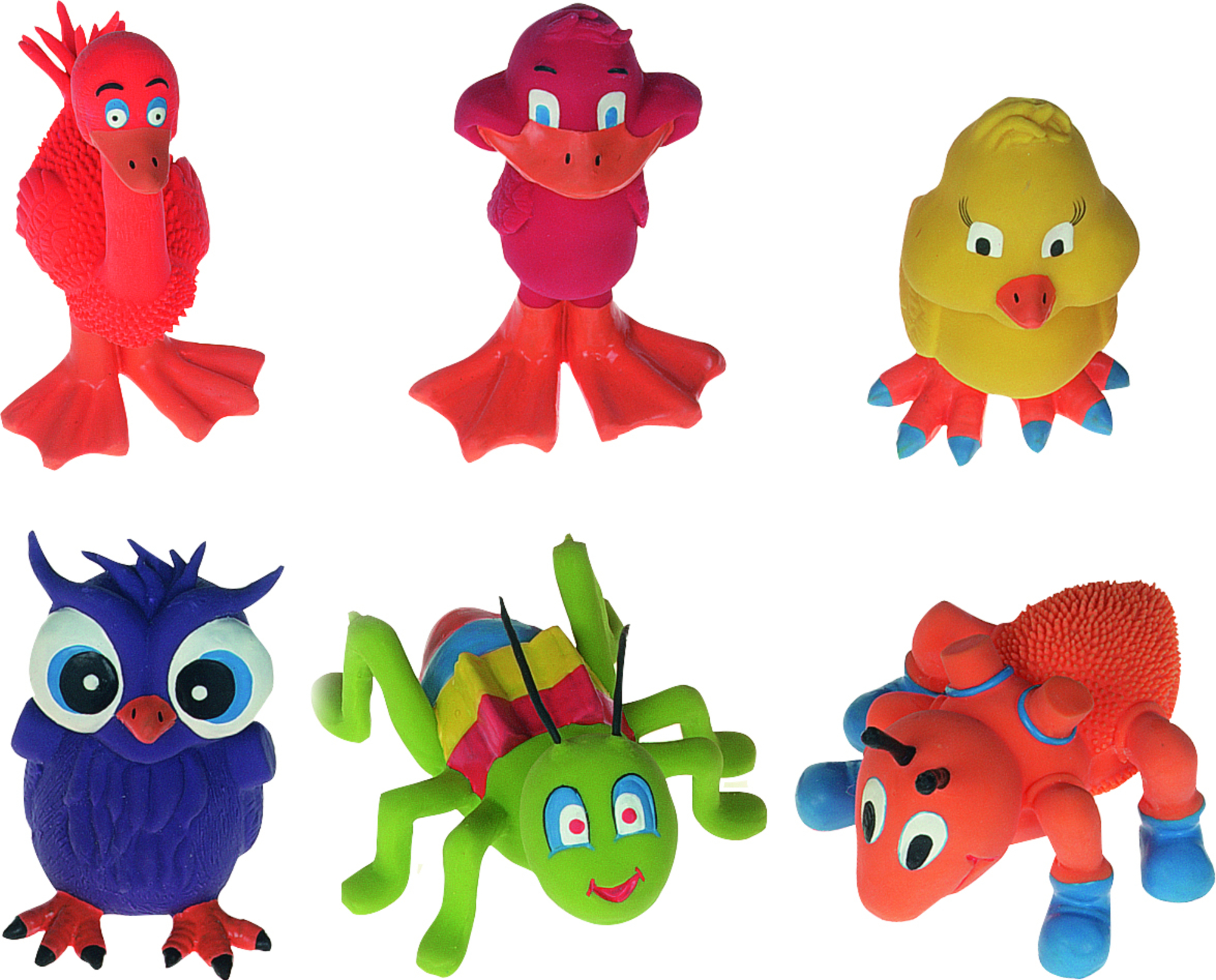 Flamingo Toy Connor Ostrich & Duck & Bird & Owl & Grasshopper & Beetle Multiple colours
