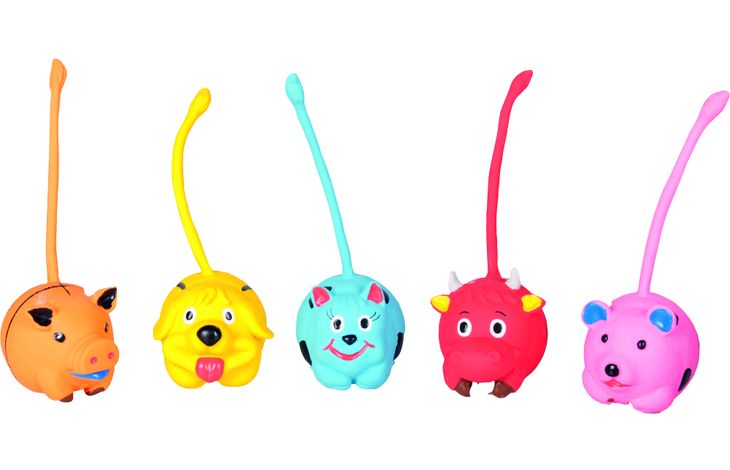 Flamingo Spielzeug Wix Schwein & Hund & Katze & Kuh & Bär Mehrere Farben