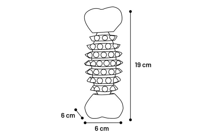 Flamingo Toy Gladiator Bone Black