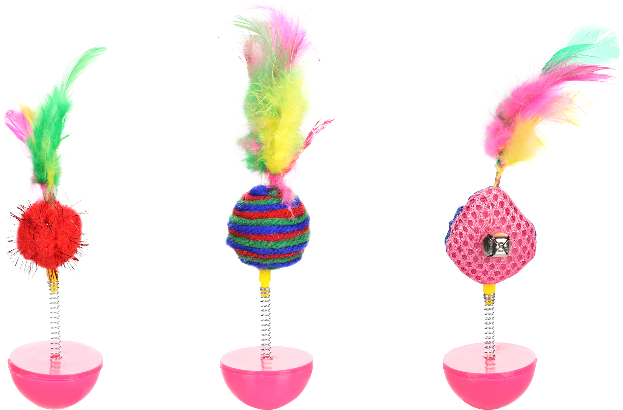 Flamingo Toy Poeky Wobbler Multiple colours