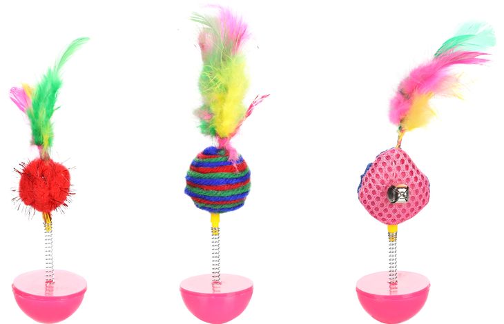 Flamingo Toy Poeky Wobbler Multiple colours