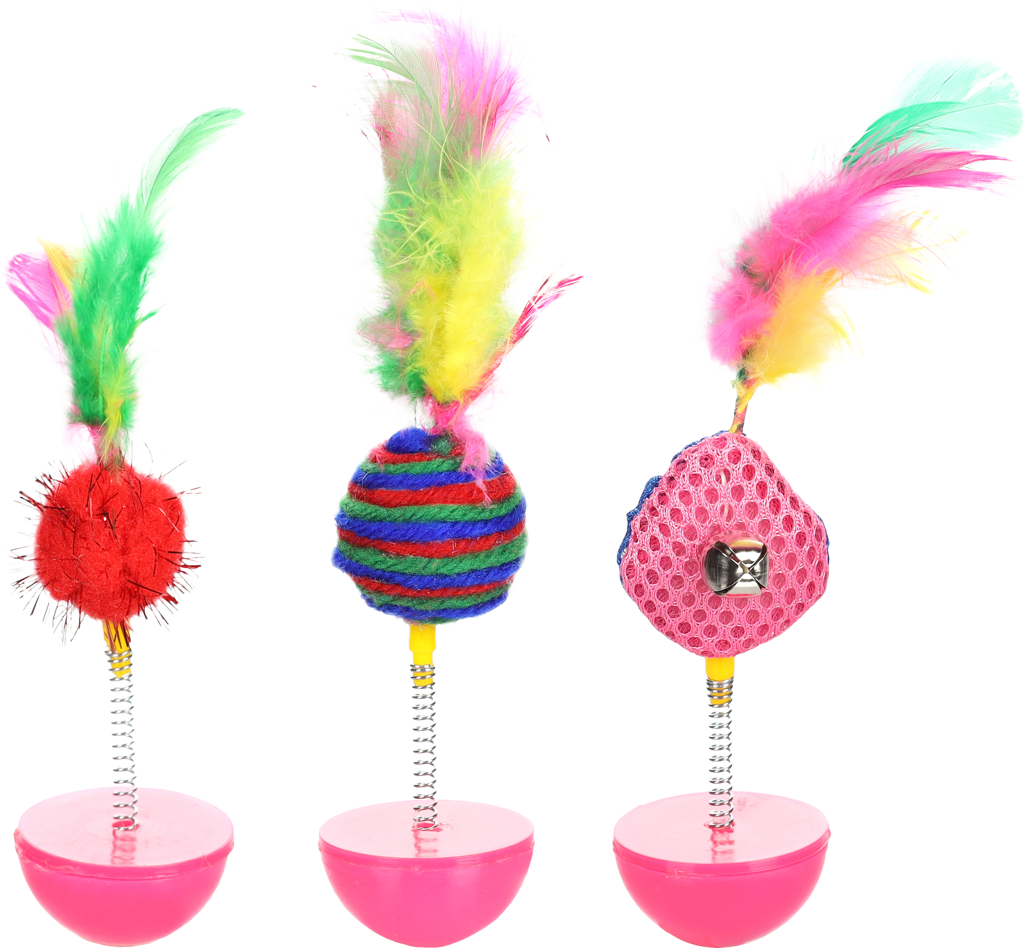 Flamingo Toy Poeky Wobbler Multiple colours