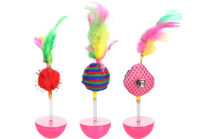 Flamingo Toy Poeky Wobbler Multiple colours