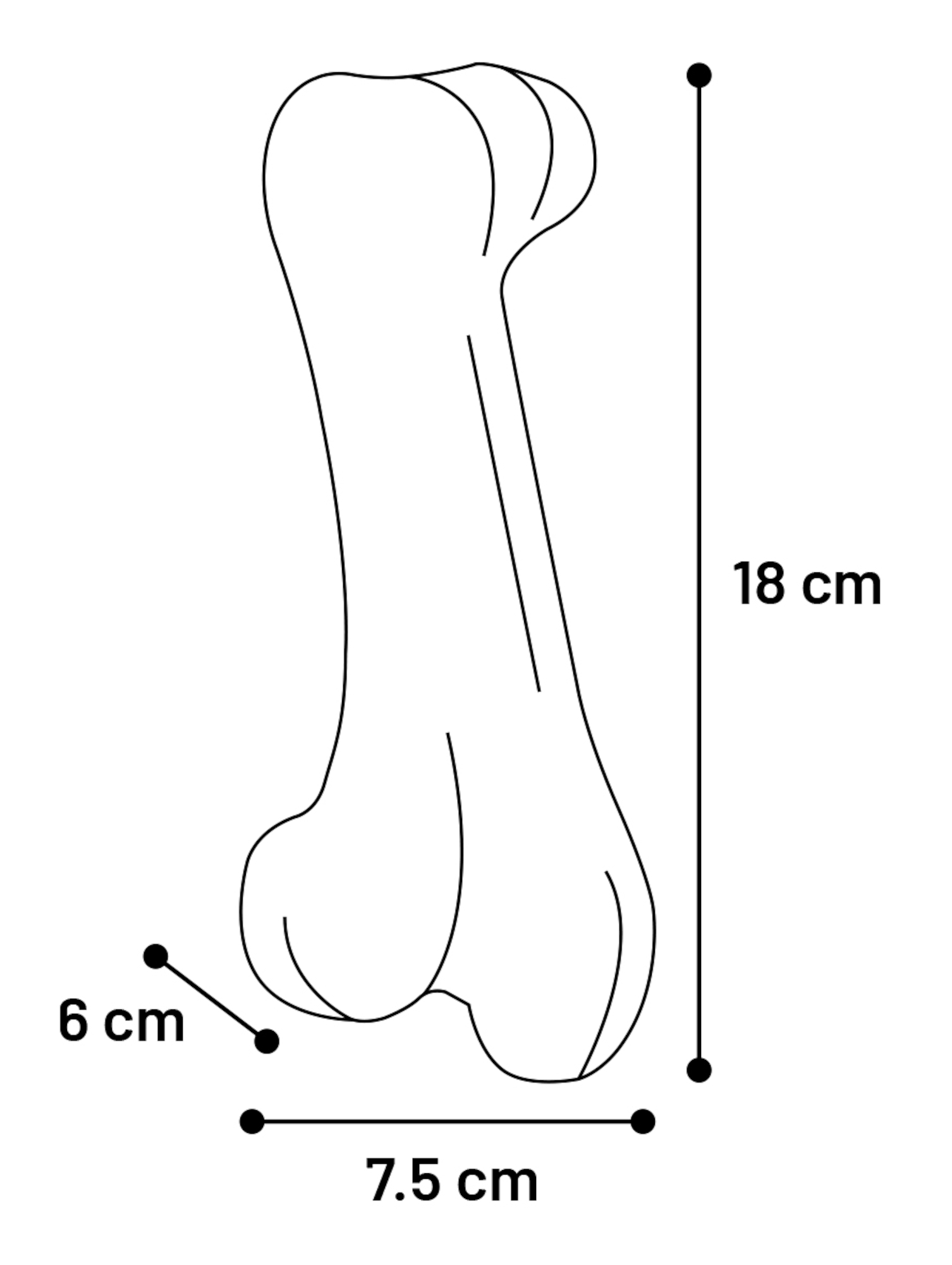 Flamingo Speelgoed Gladiator Been Zwart