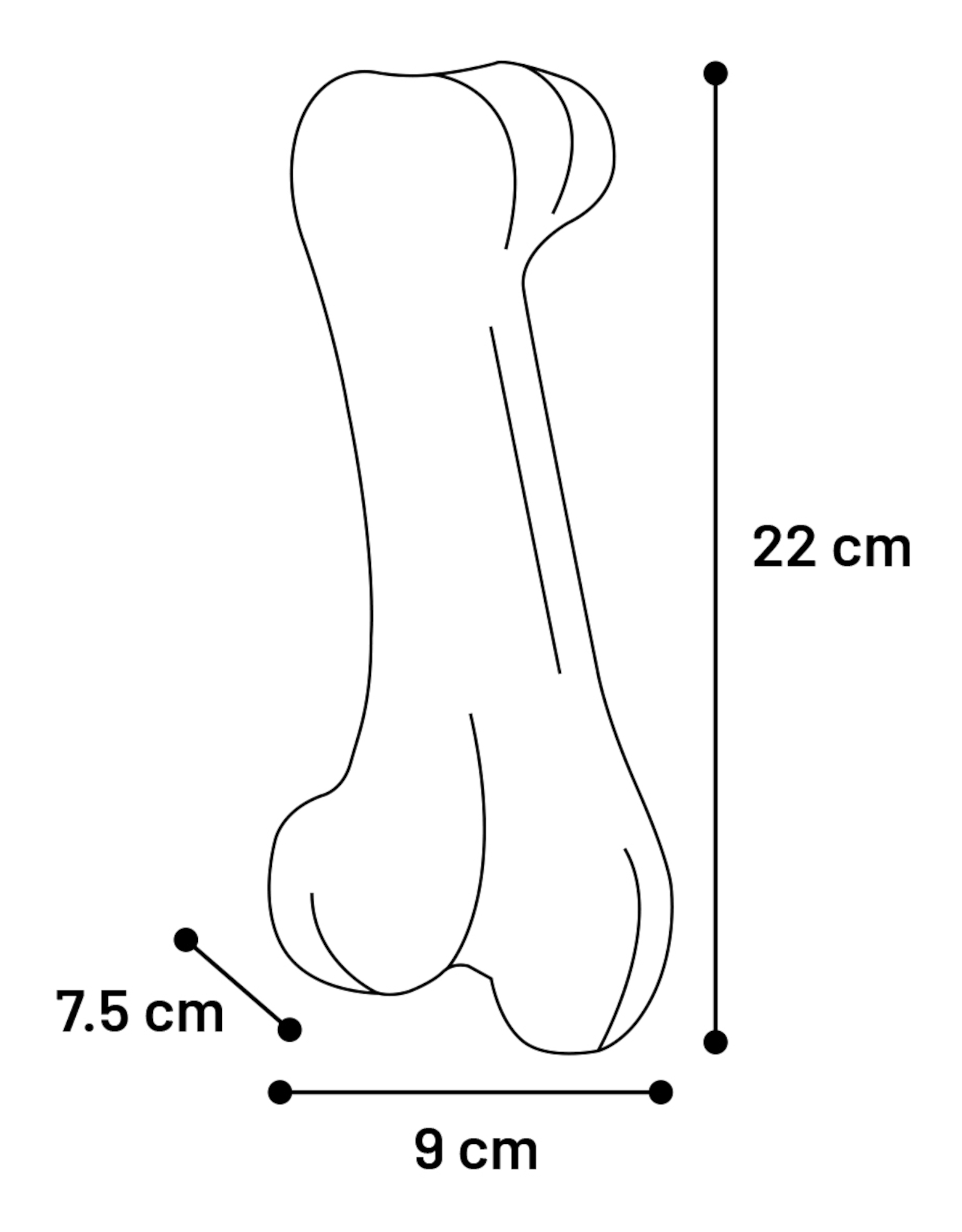 Flamingo Speelgoed Gladiator Been Zwart