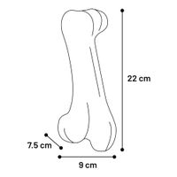 Flamingo Speelgoed Gladiator Been Zwart