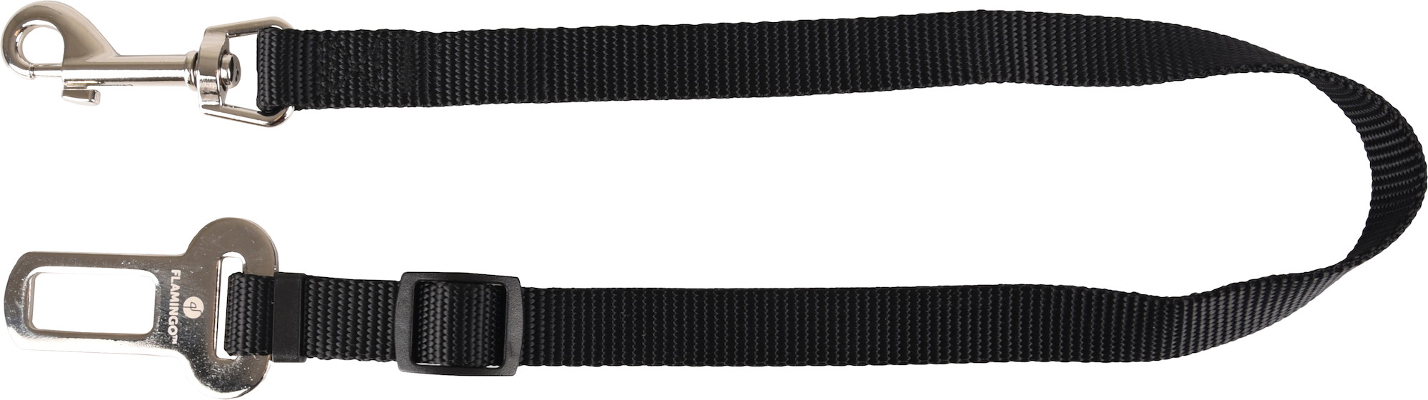 Flamingo Connector for car safety belt Kura Black