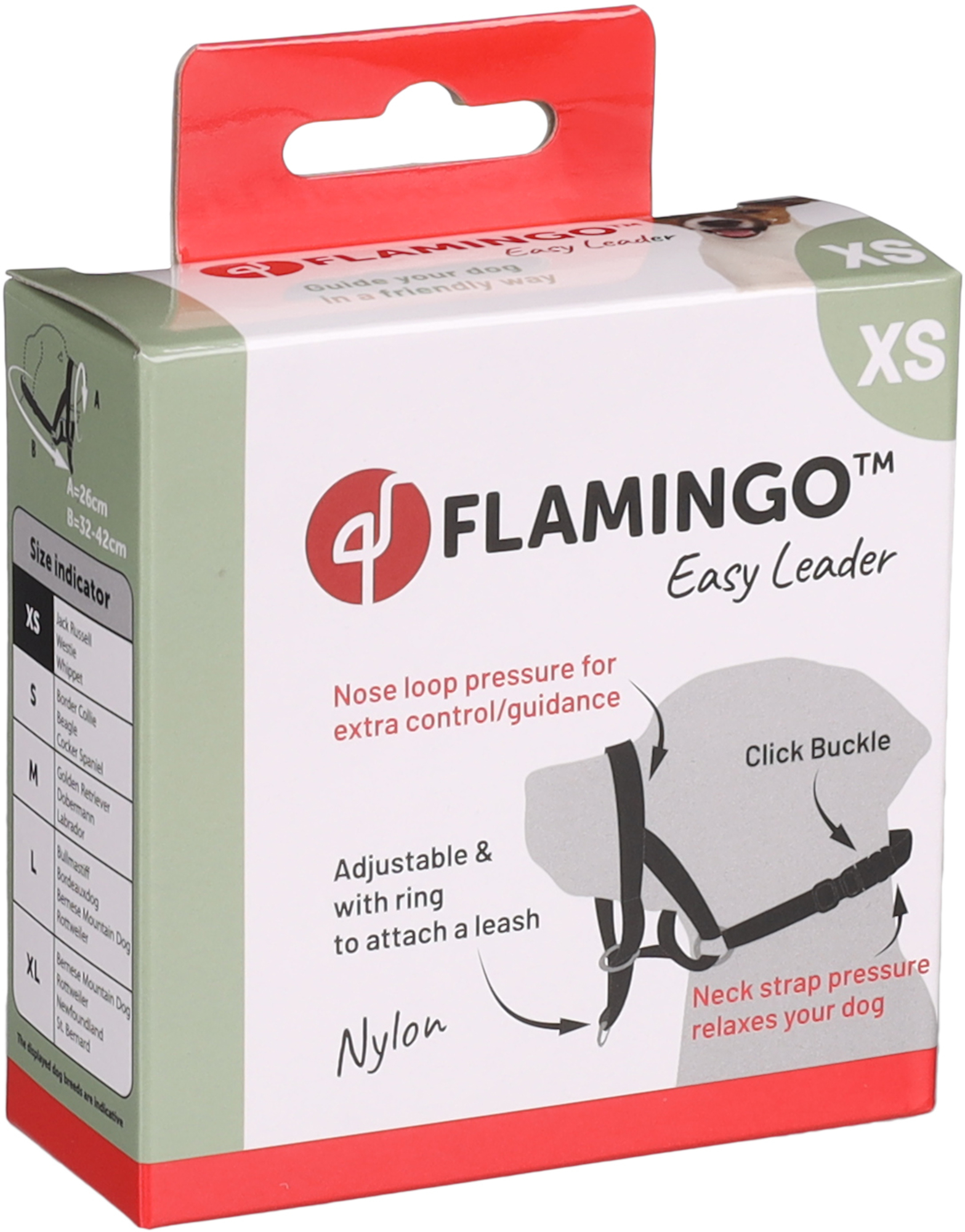 Flamingo Head collar Easy Leader Black