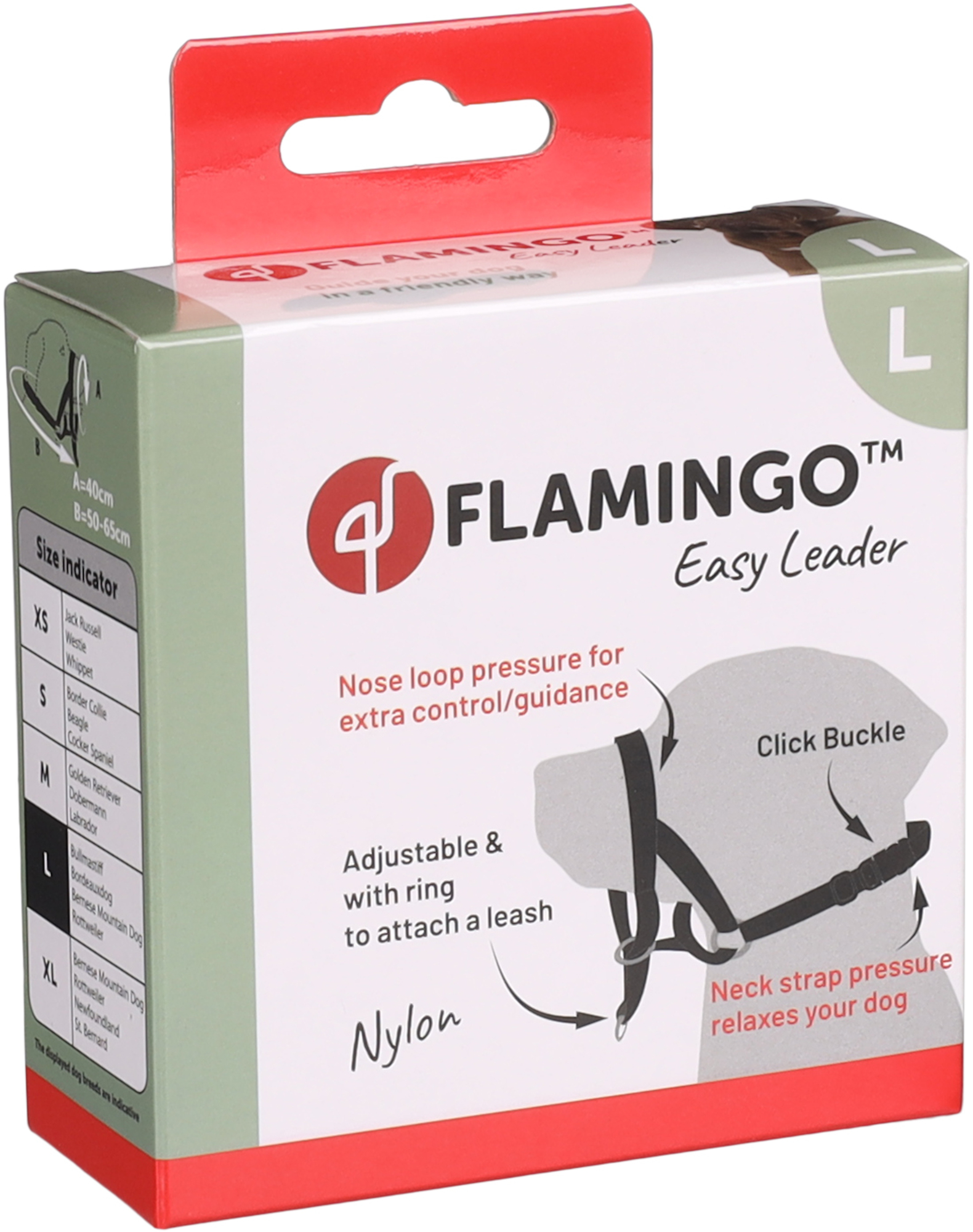 Flamingo Head collar Easy Leader Black