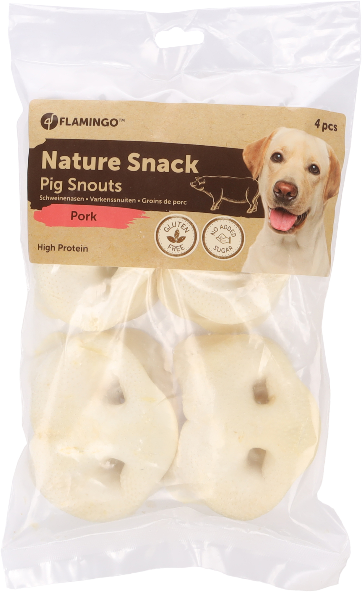 Snacks Nature Pig snout 502619 Flamingo Pet Products