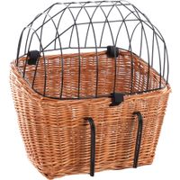 Flamingo Bicycle basket Dora Brown
