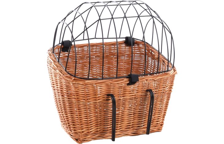 Flamingo Bicycle basket Dora Brown