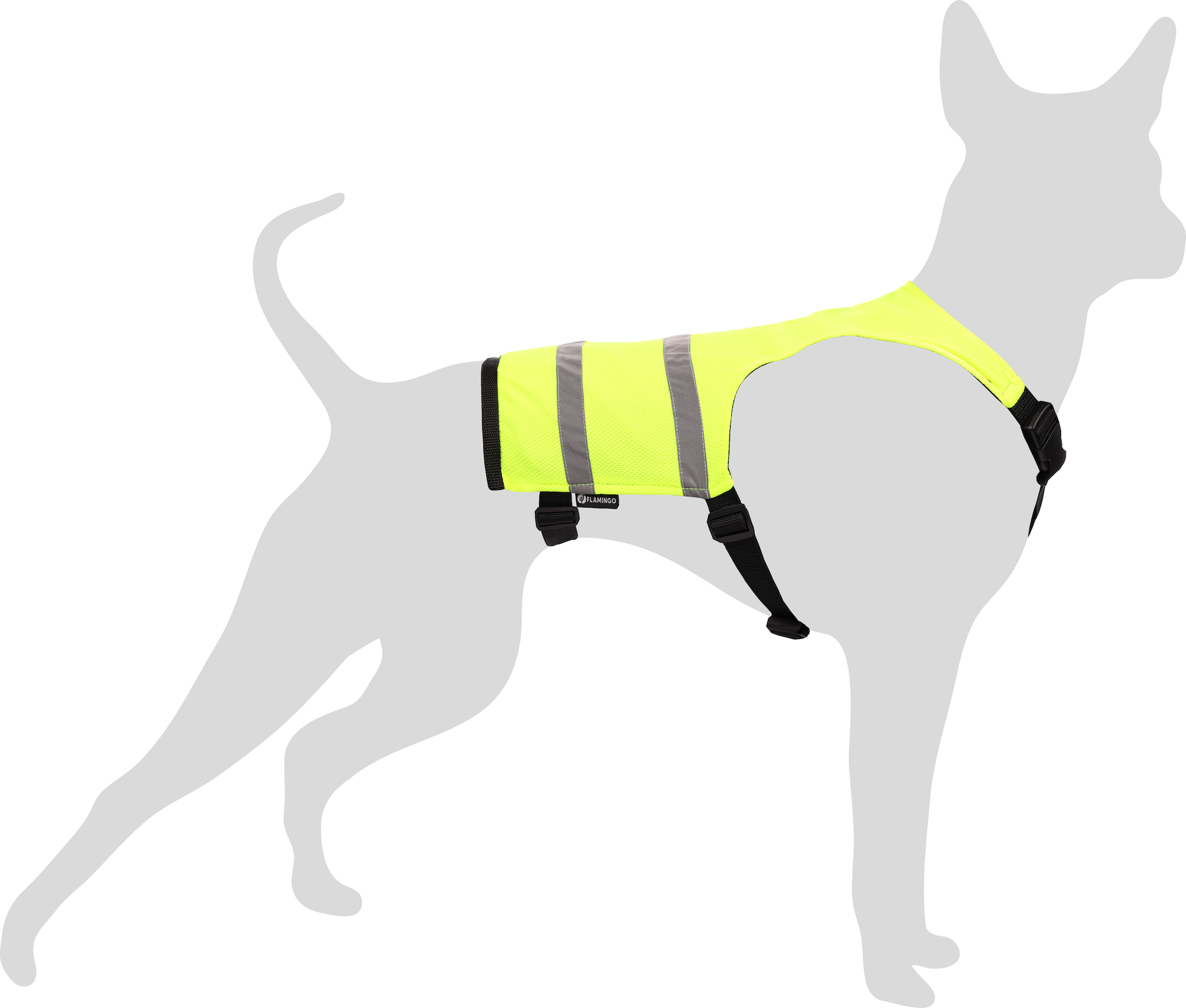 Flamingo Safety vest Wasyl Fluo yellow