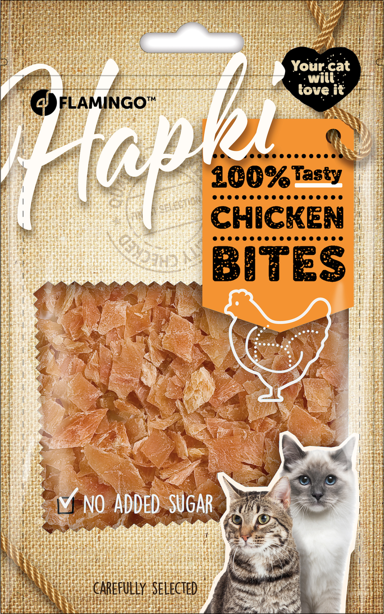 Flamingo Snacks Hapki Chunks with chicken 