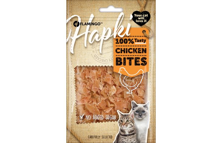 Flamingo Snack Hapki Stukjes met kip 
