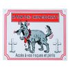 Vorsicht Hund Schild FR Weiß