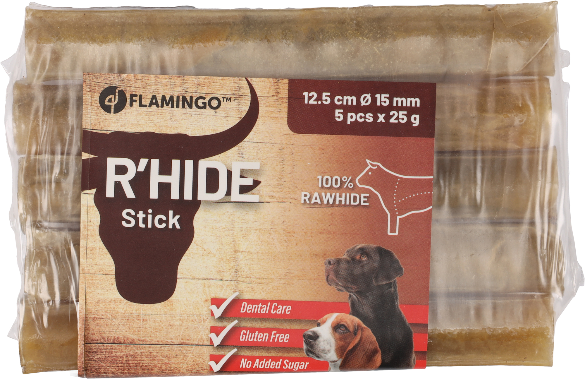 Flamingo Snacks R'Hide Stick  12,5cm 25gr / 5 pcs 125gr