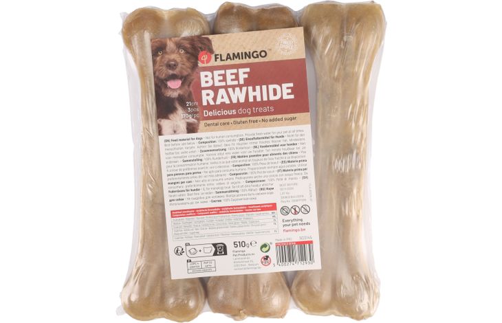 Flamingo Snack R'Hide Been  21cm 170gr / 3 st 510gr