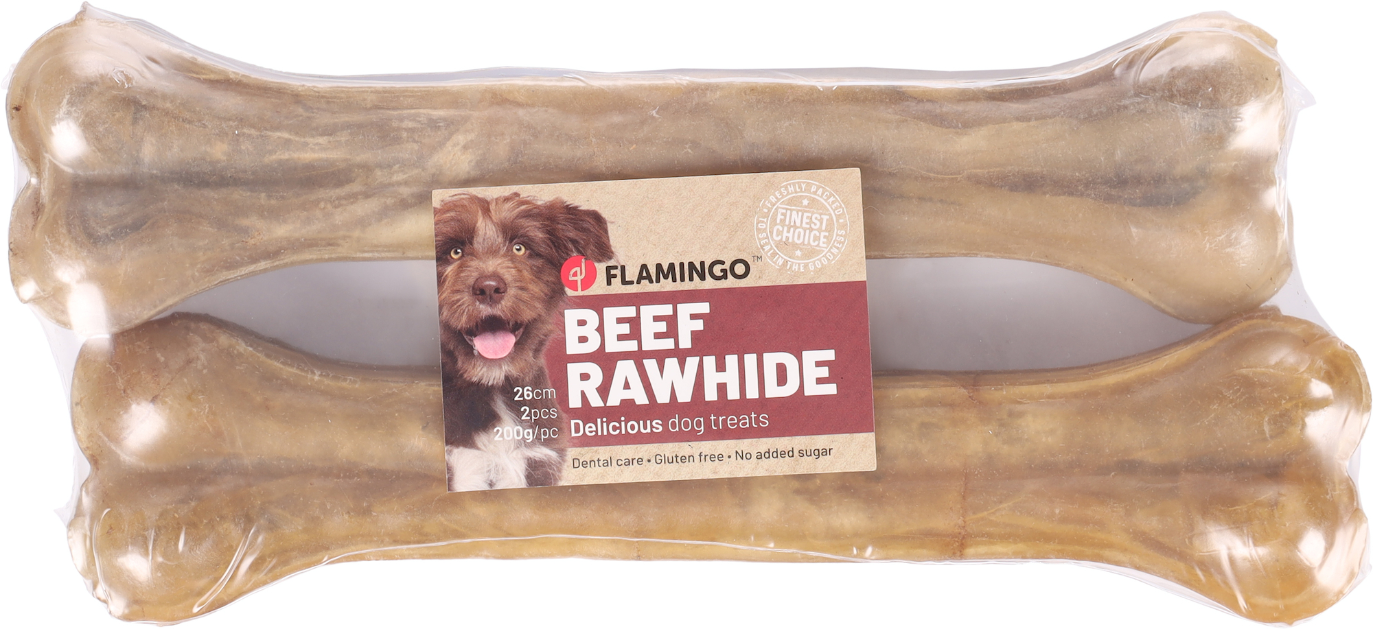 Flamingo Snacks R'Hide Bone  26cm 200gr / 2 pcs 400gr