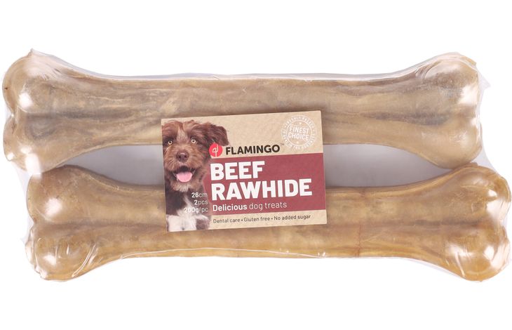 Flamingo Snacks R'Hide Knochen  26cm 200g / 2 st 400g